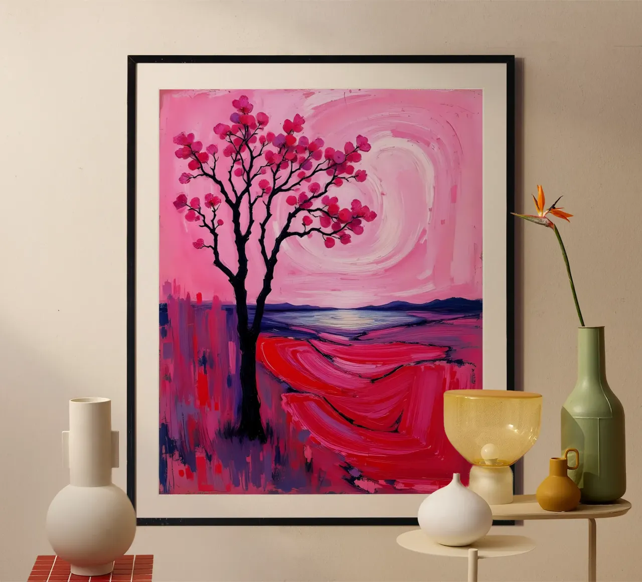 Paesaggio_1 poster da Pink- und LoveArt by LK
