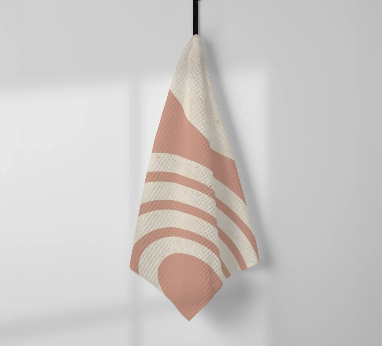Polvere di sole e arcobaleno rosa, metà secolo, moderna canovaccio da cucina da MoonlightPrint
