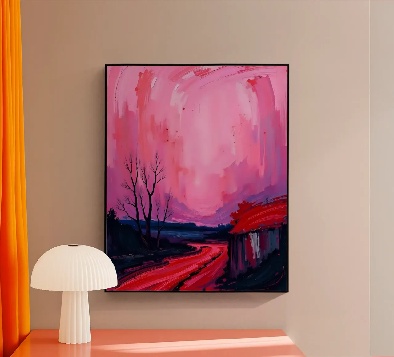 Paesaggio_2 plexiglass da Pink- und LoveArt by LK