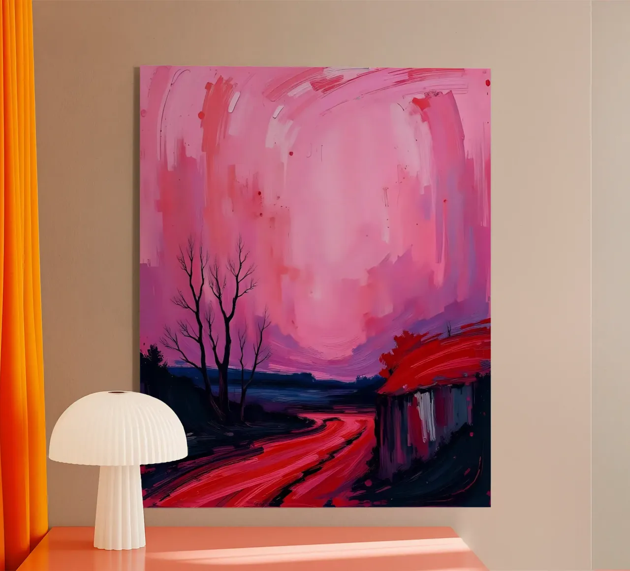 Paesaggio_2 plexiglass da Pink- und LoveArt by LK