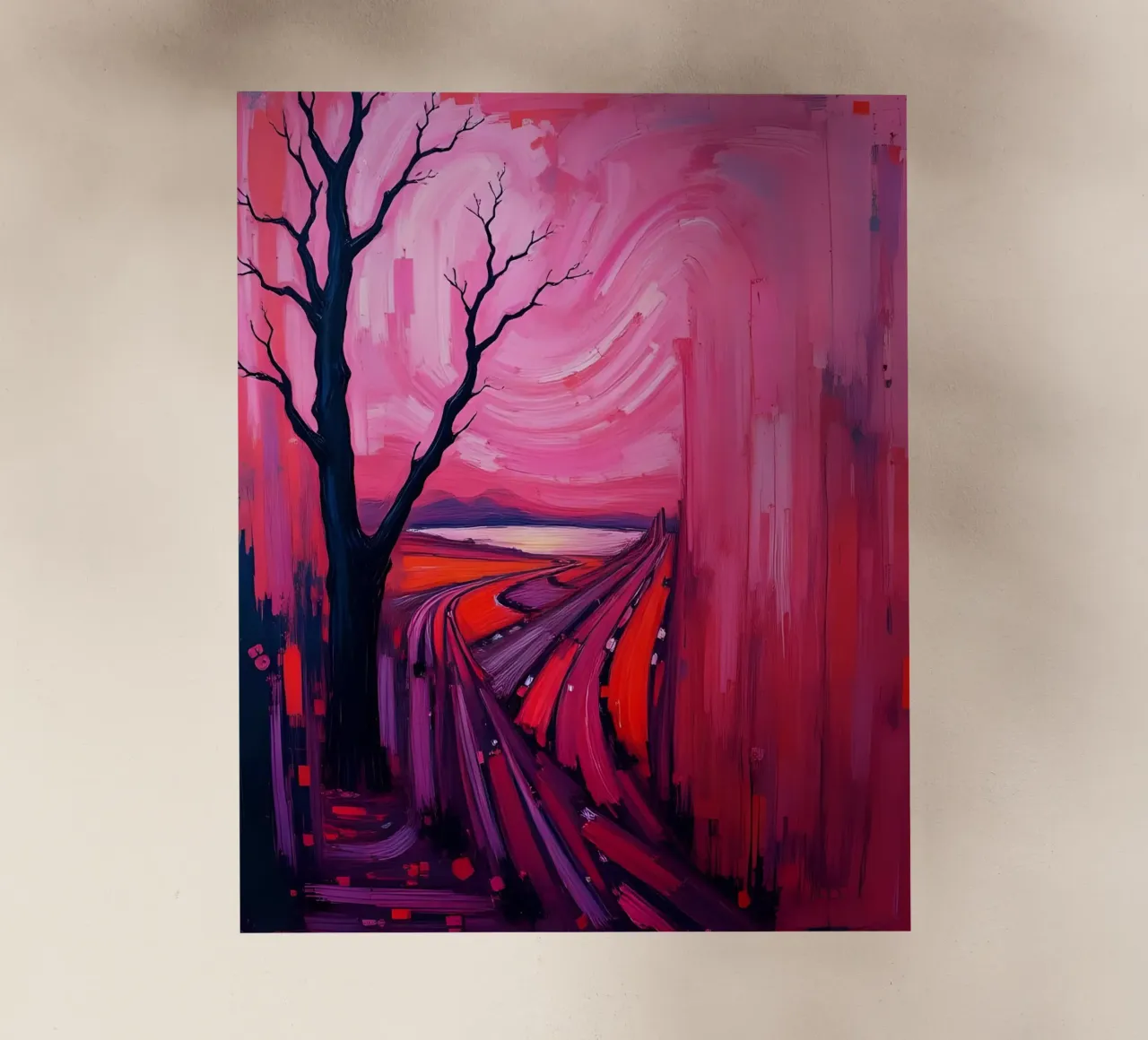 Paesaggio_3 pellicola backlit da Pink- und LoveArt by LK