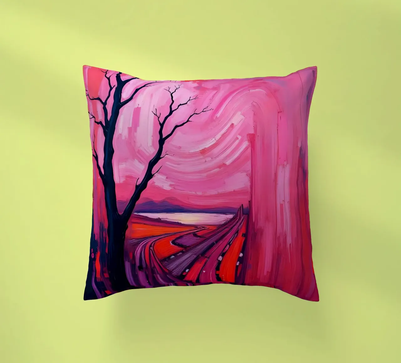 Paesaggio_3 cuscino da Pink- und LoveArt by LK