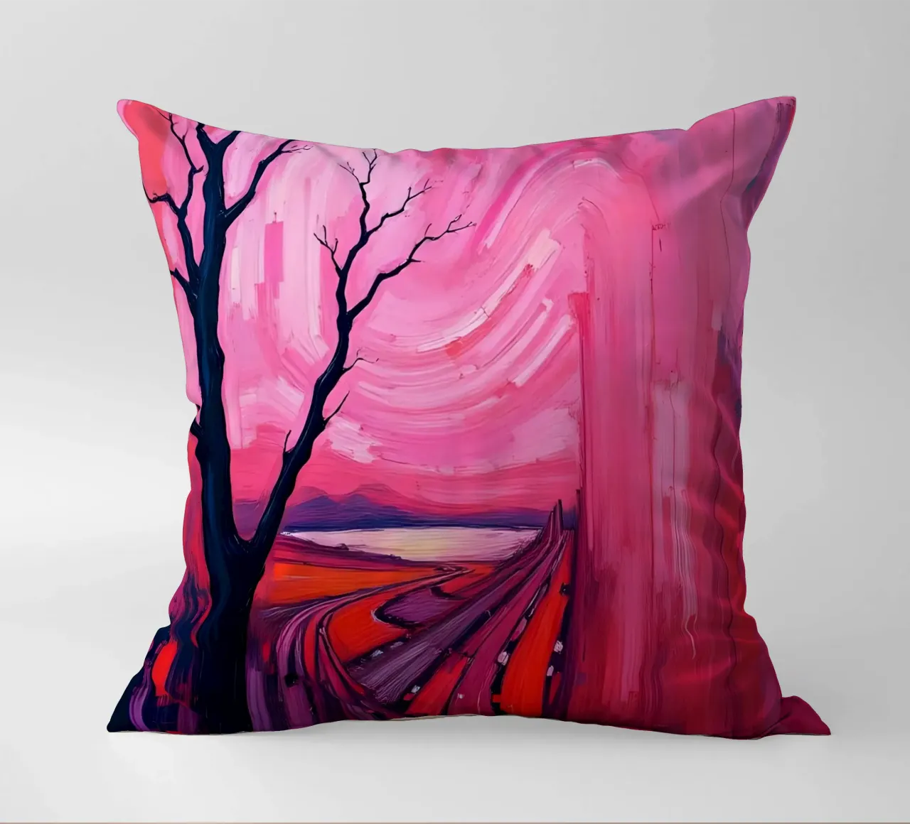 Paesaggio_3 cuscino da Pink- und LoveArt by LK