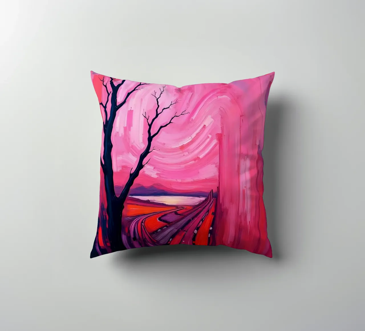 Paesaggio_3 cuscino da Pink- und LoveArt by LK