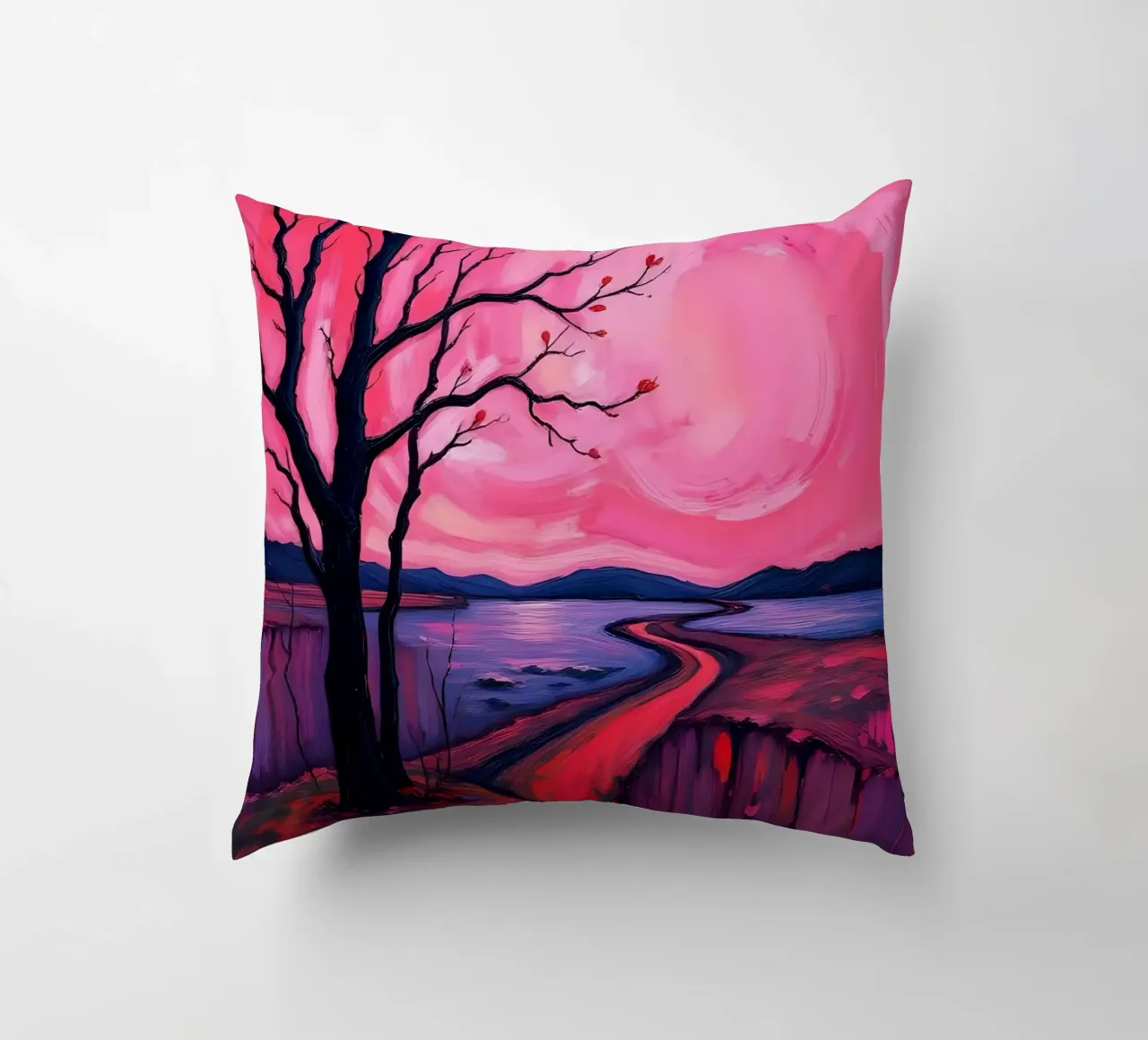 Paesaggio_4 cuscino da Pink- und LoveArt by LK
