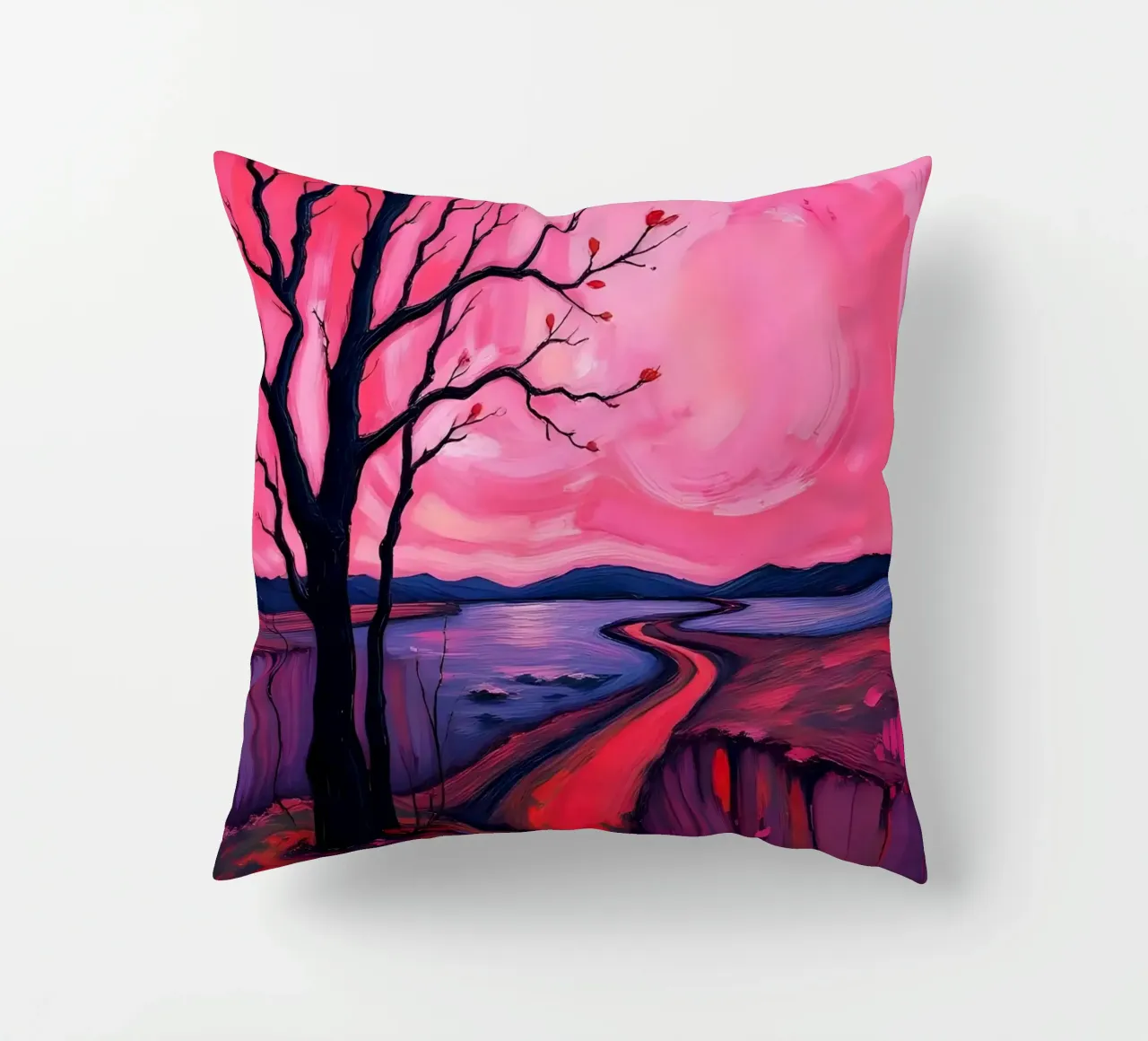 Paesaggio_4 cuscino da Pink- und LoveArt by LK