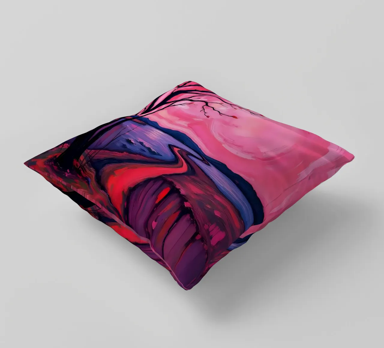 Paesaggio_4 cuscino da Pink- und LoveArt by LK