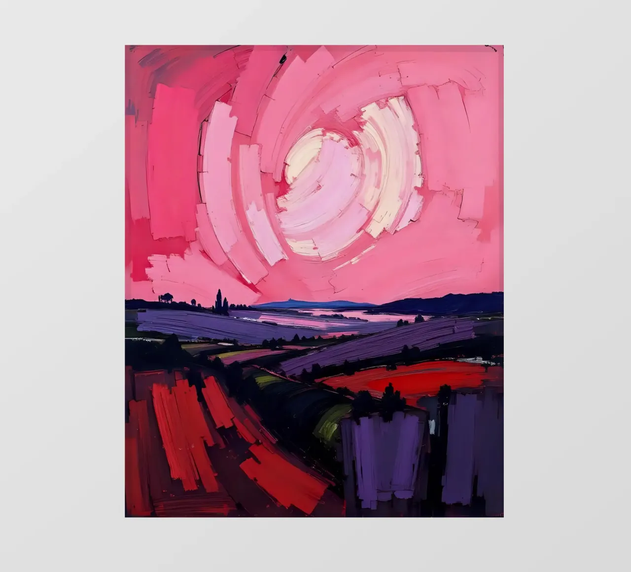 Paesaggio_5 telo in pvc da Pink- und LoveArt by LK