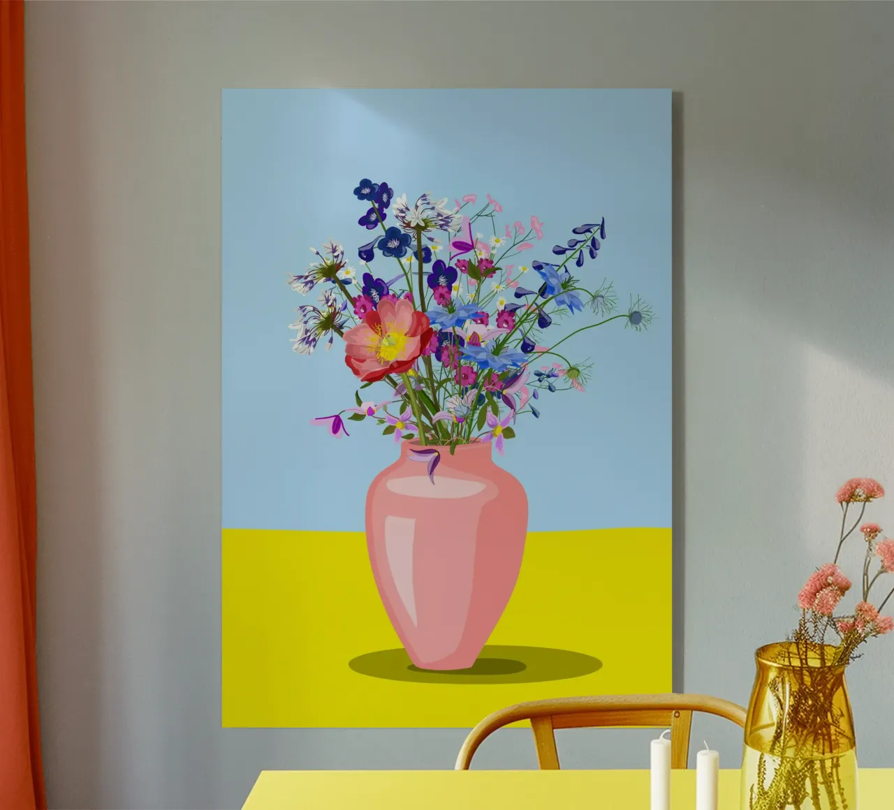 Blumenstrauß 2 plexiglass da Limo und Mo