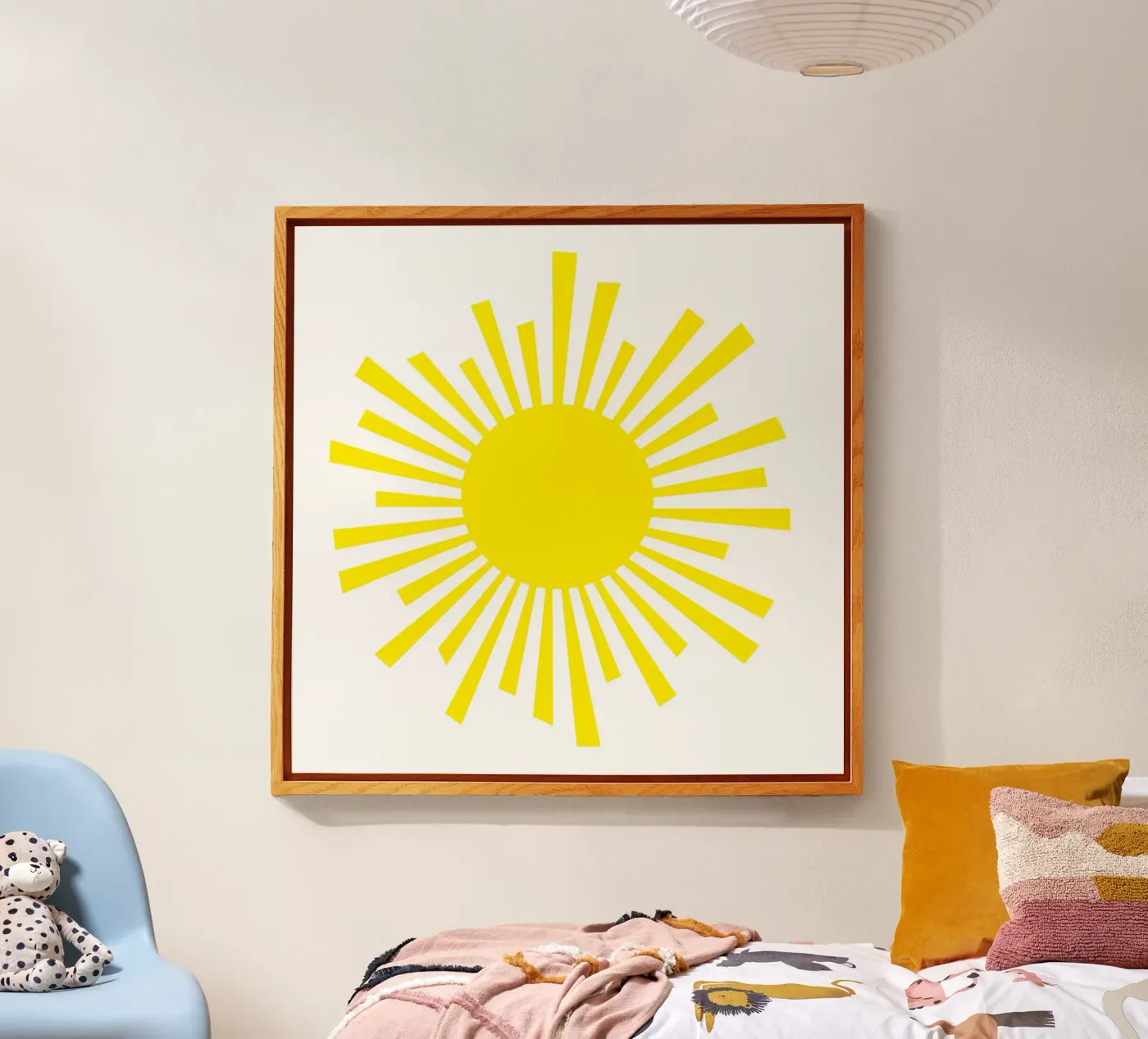 Sonne acryl van Limo und Mo