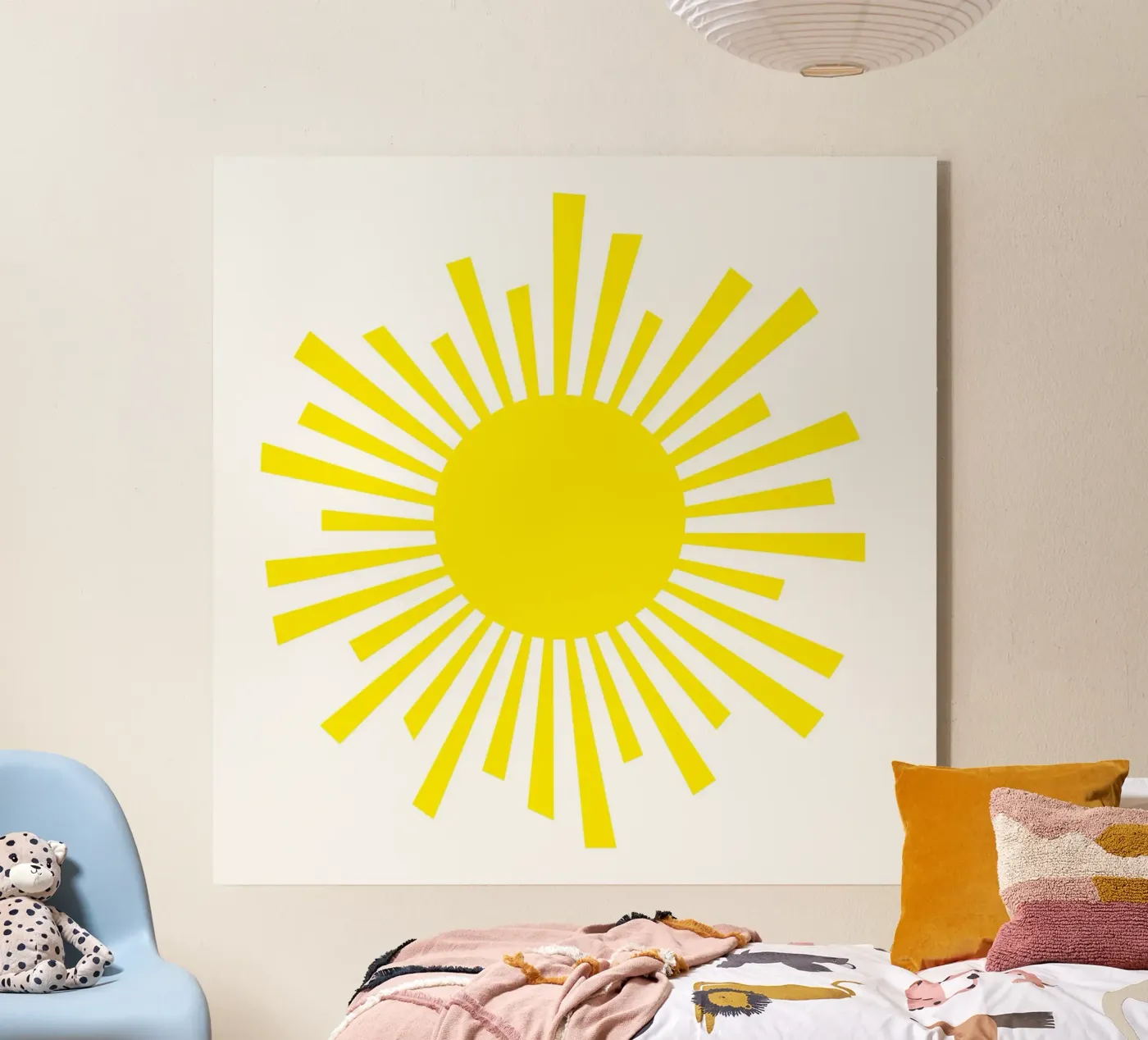 Sonne acryl van Limo und Mo