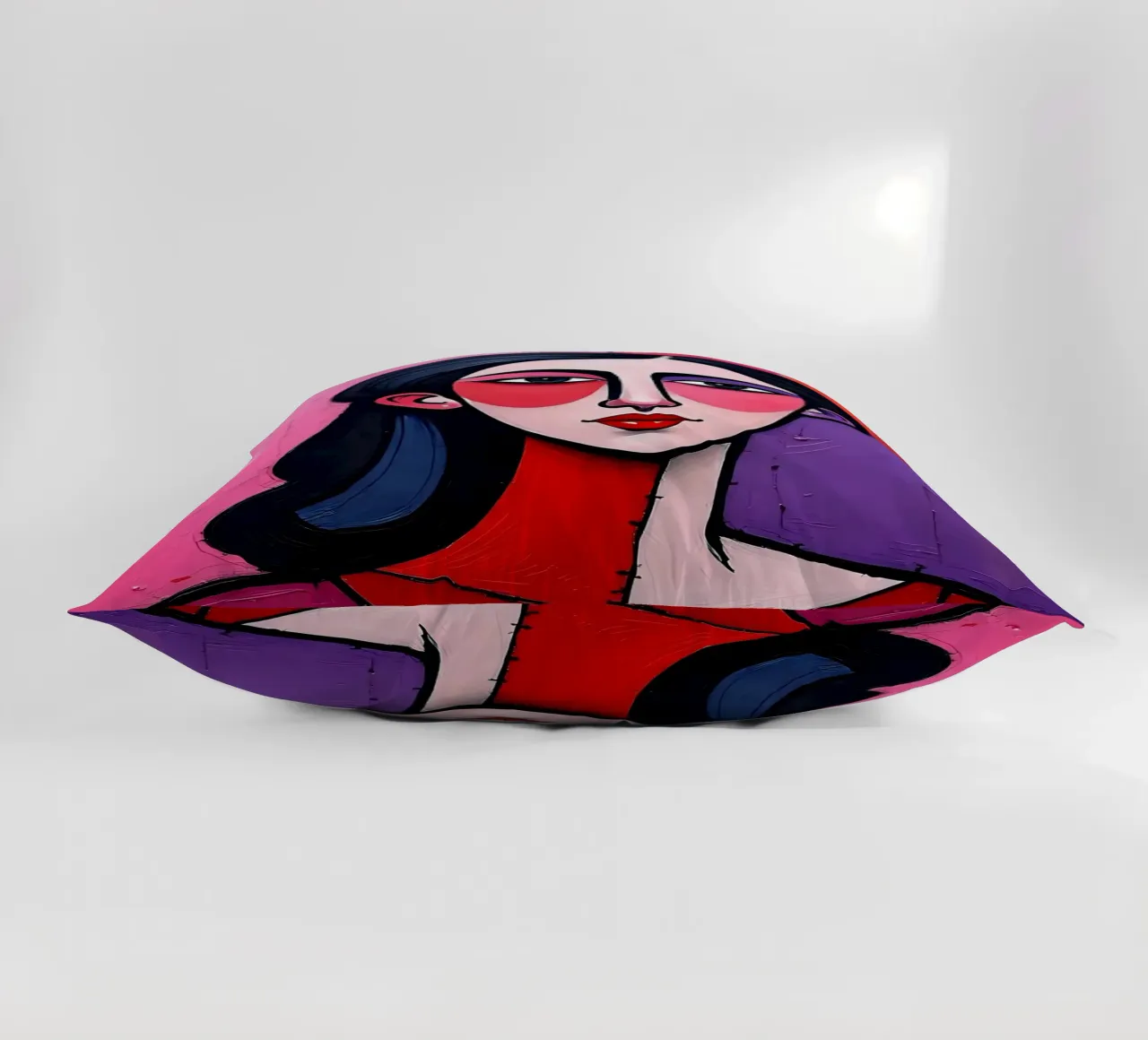 Ritratto_1 cuscino da Pink- und LoveArt by LK