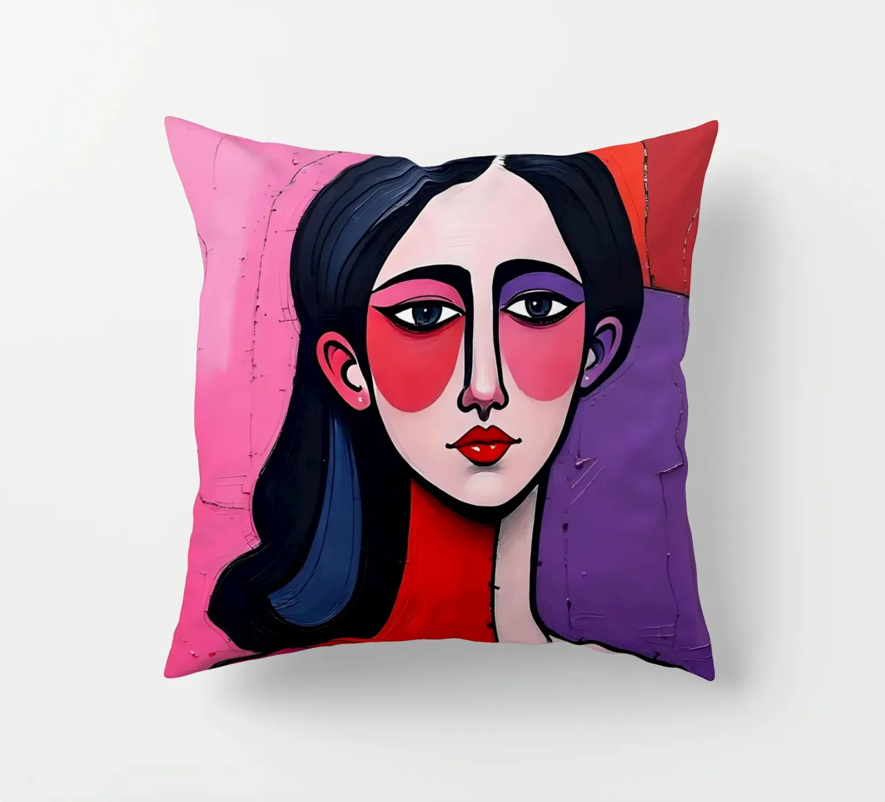 Ritratto_1 cuscino da Pink- und LoveArt by LK