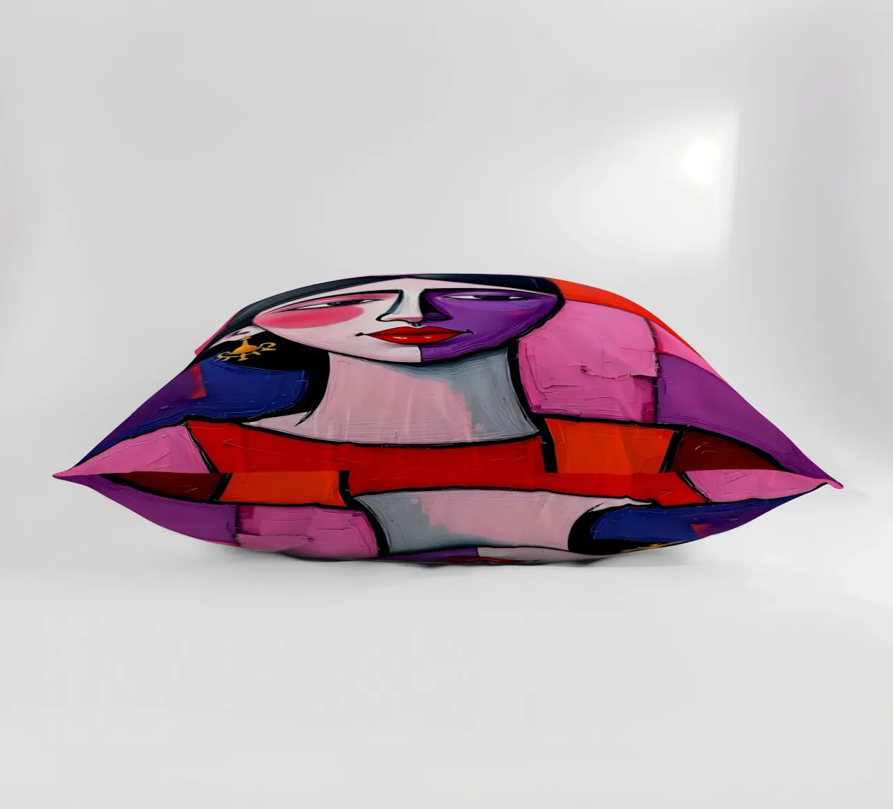 Ritratto_2 cuscino da Pink- und LoveArt by LK