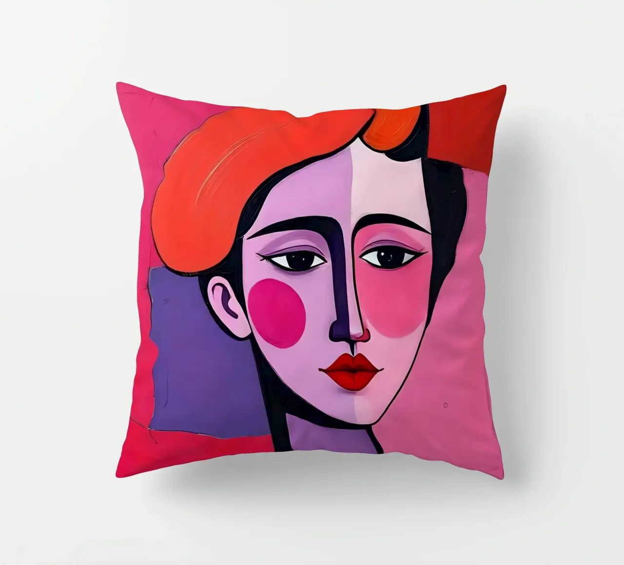 Ritratto_3 cuscino da Pink- und LoveArt by LK