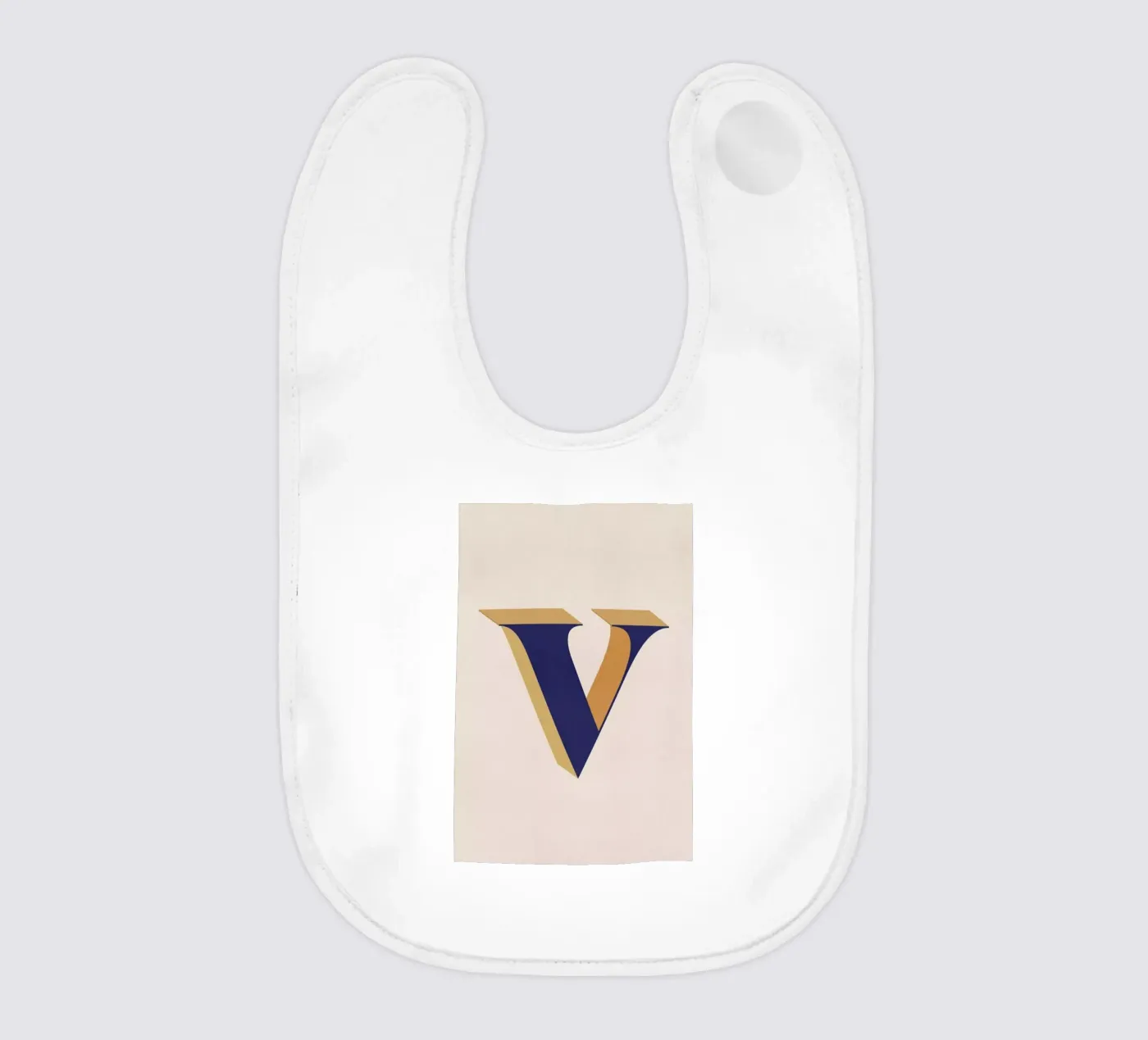 Blue V Babylätzchen von daylight design studio