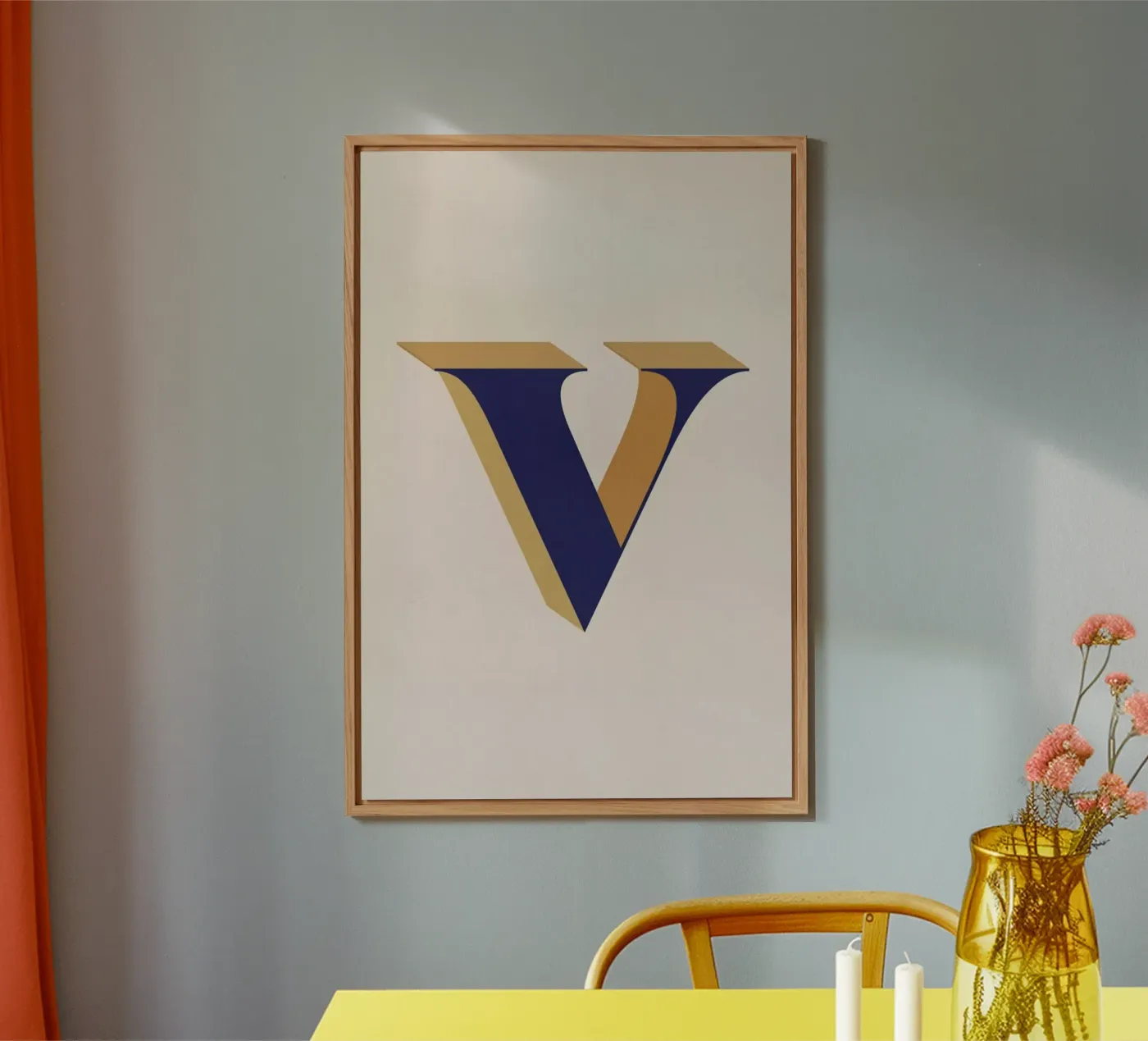 Blue V pannello forex da daylight design studio