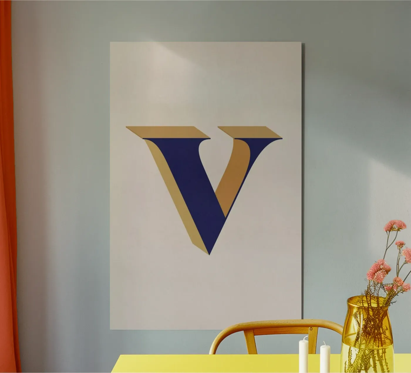 Blue V pannello forex da daylight design studio