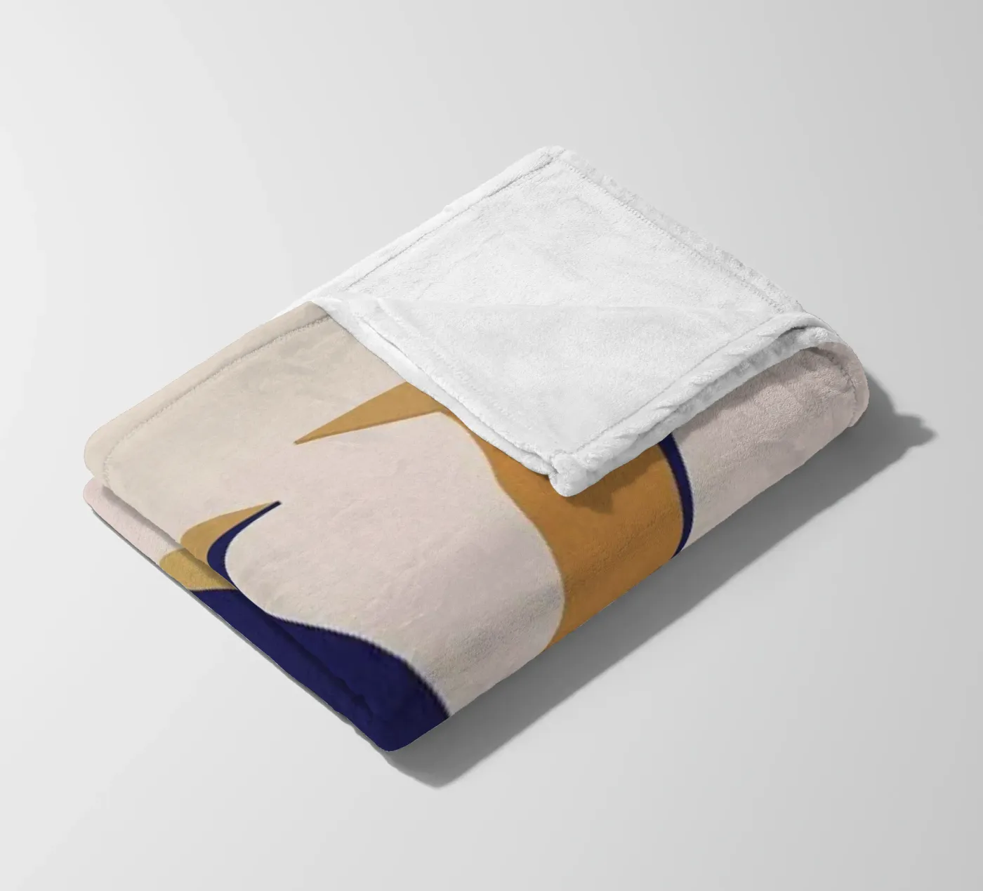 Blue V fleecedeken van daylight design studio