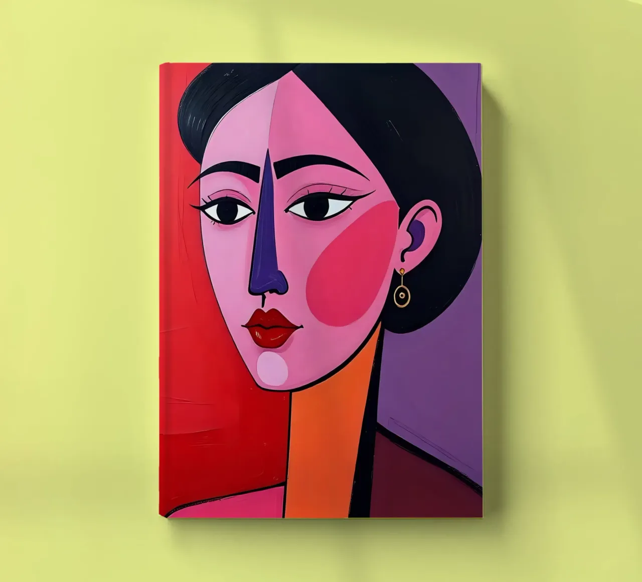 Portrait_5 notebook by Pink- und LoveArt by LK