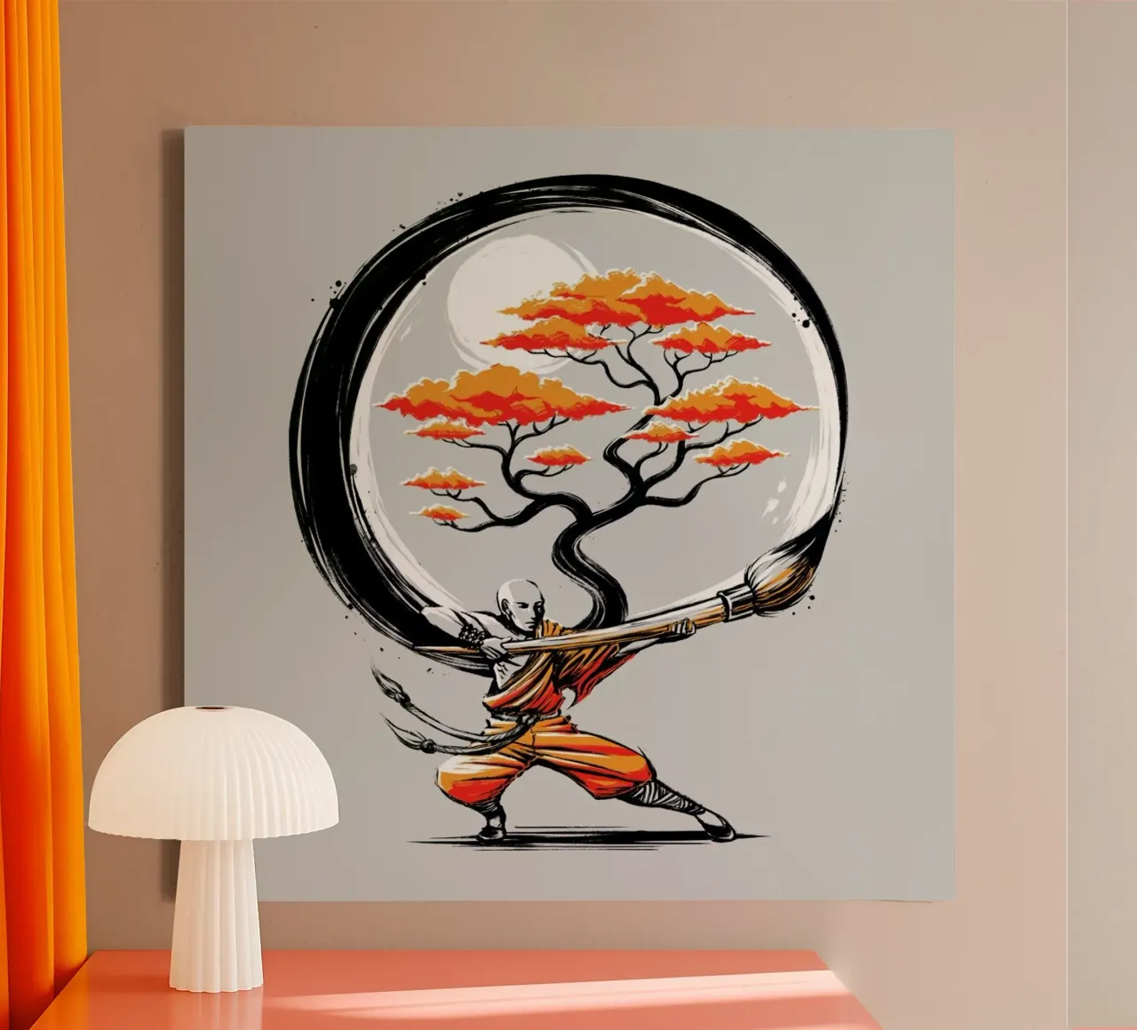 Circle Of Life tela con Cornice a cassetta da Tobe Fonseca