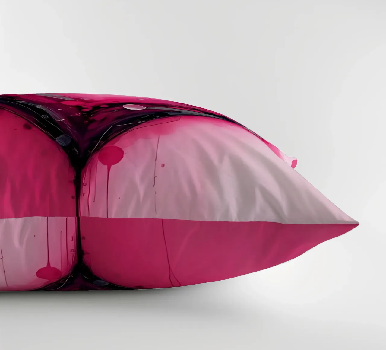 cuore_rosa_argento_3 cuscino da Pink- und LoveArt by LK