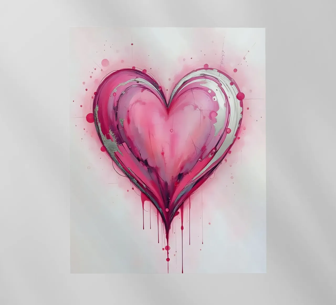 cuore_rosa_argento_4 pellicola backlit da Pink- und LoveArt by LK