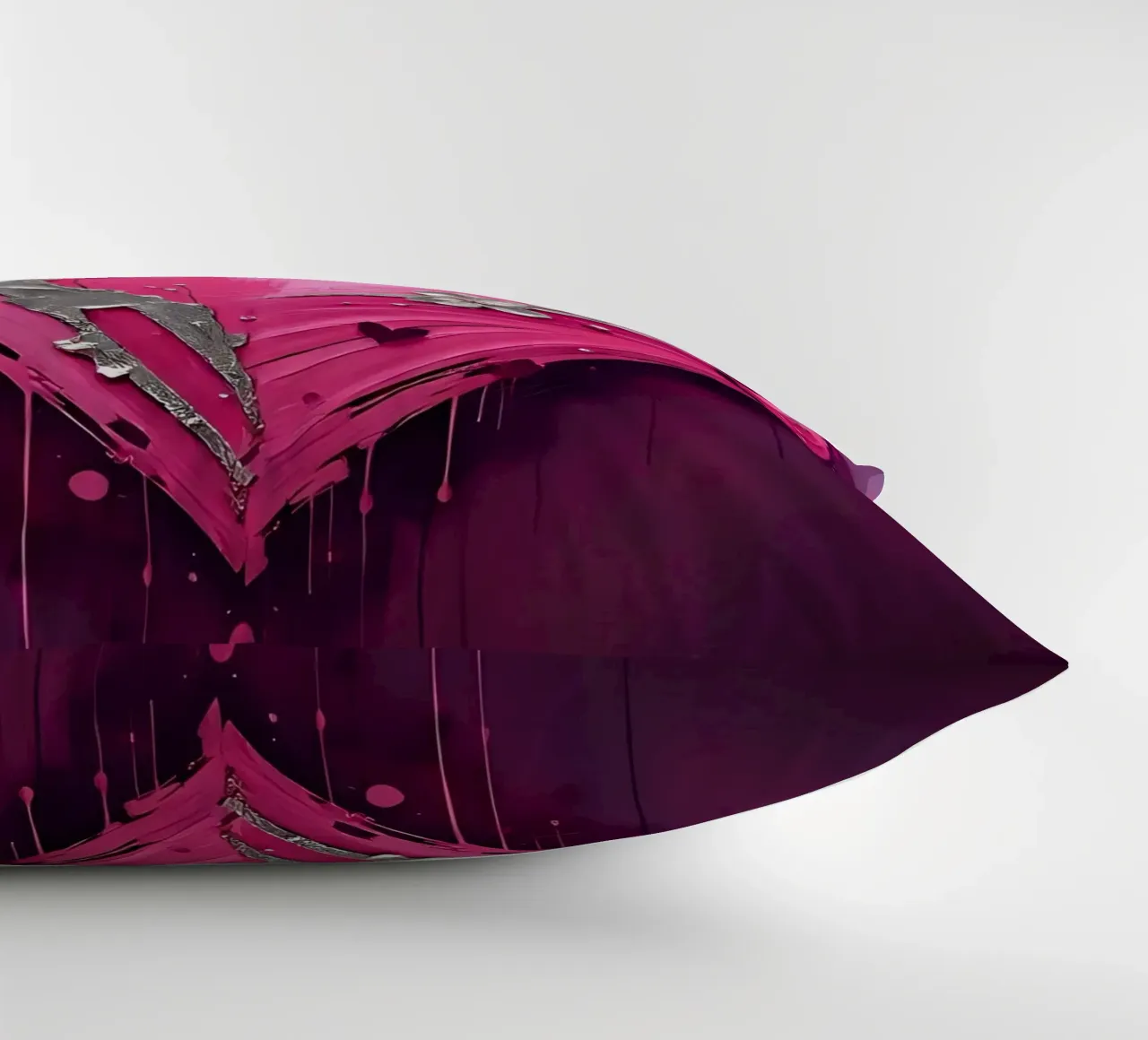 cuore_rosa_argento_5 cuscino da Pink- und LoveArt by LK
