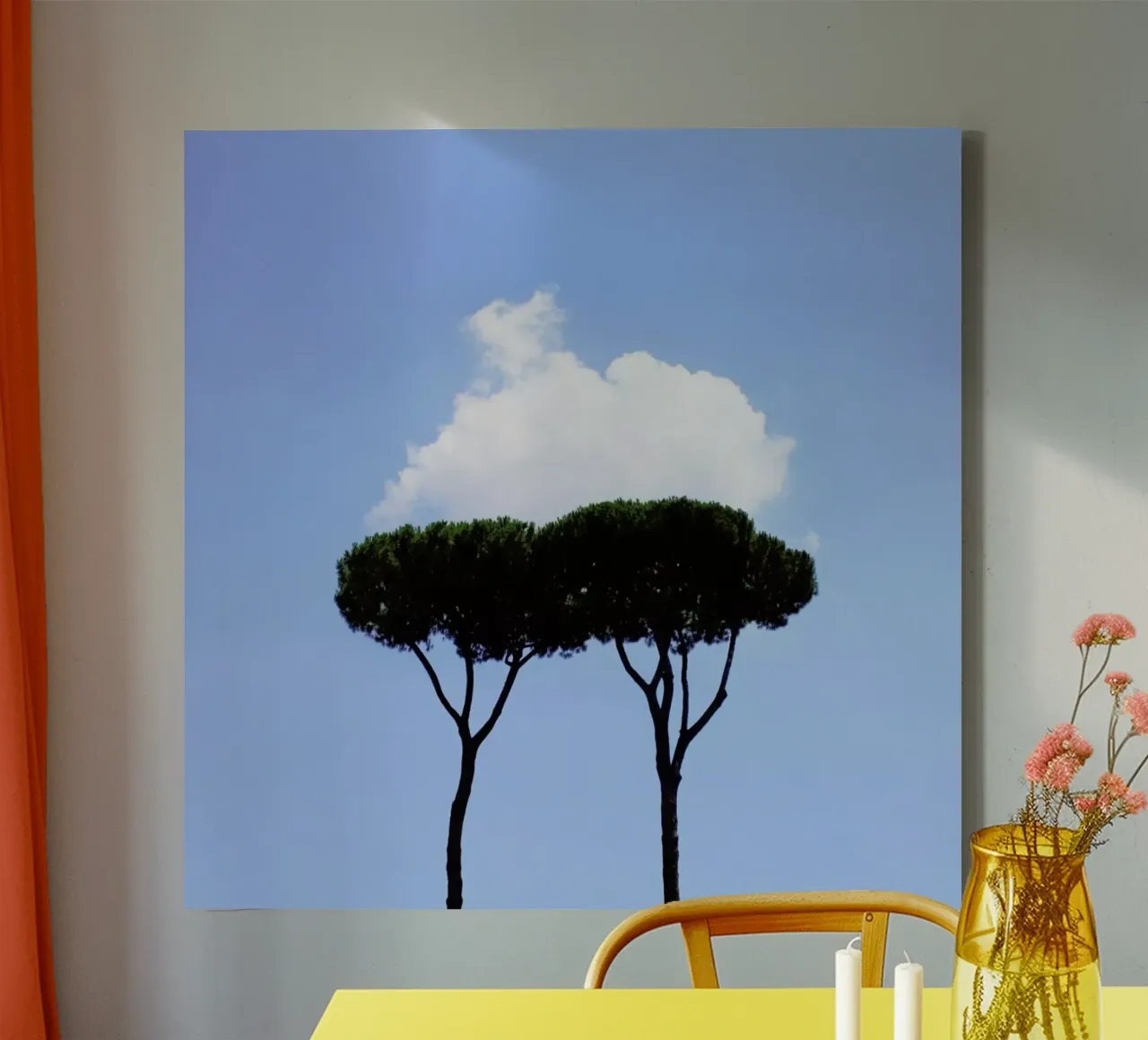 Brothers canvas met Baklijst van Rupert Höller