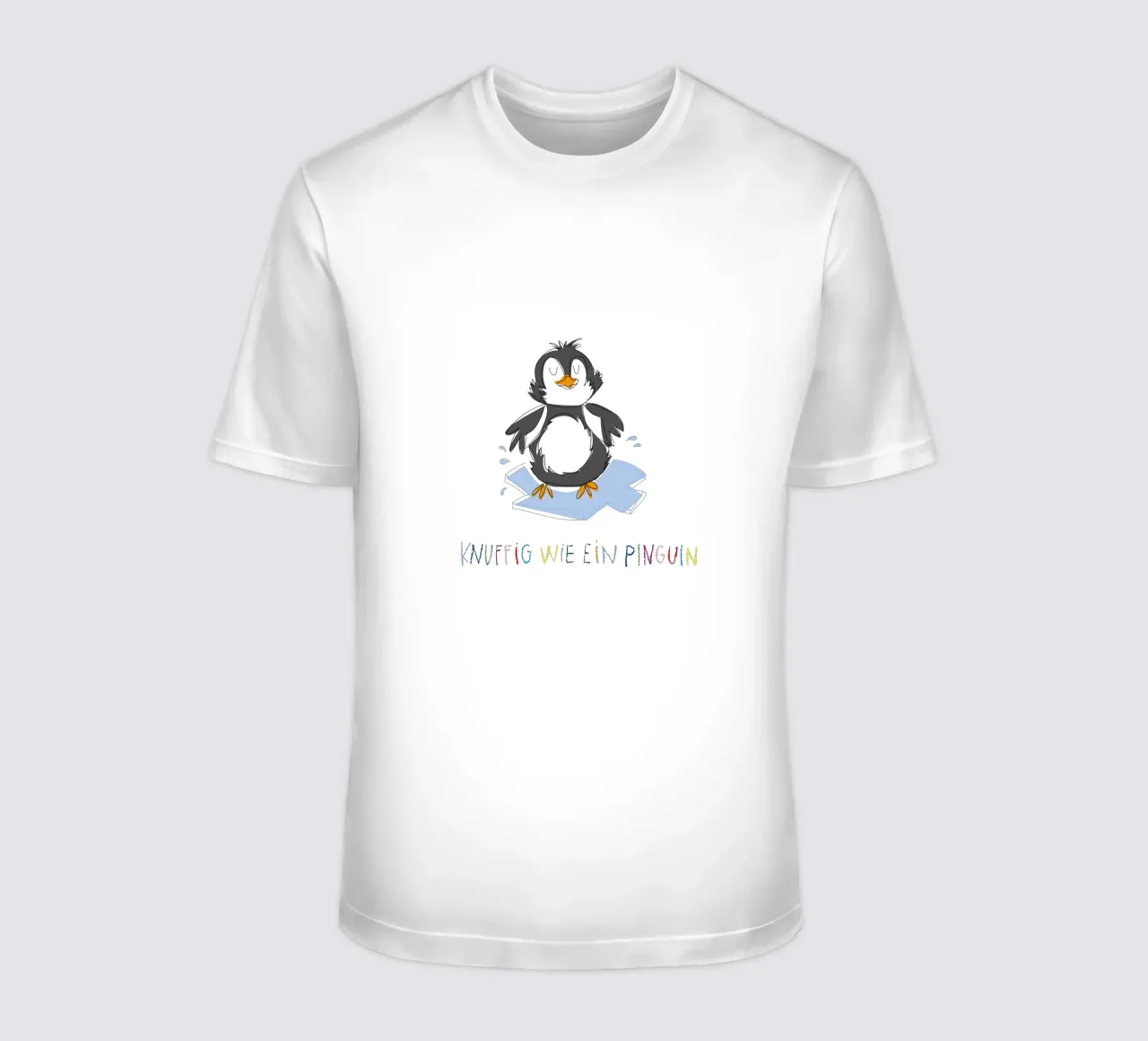 Knuffig wie ein Pinguin t-shirt da Brushmeetspaper