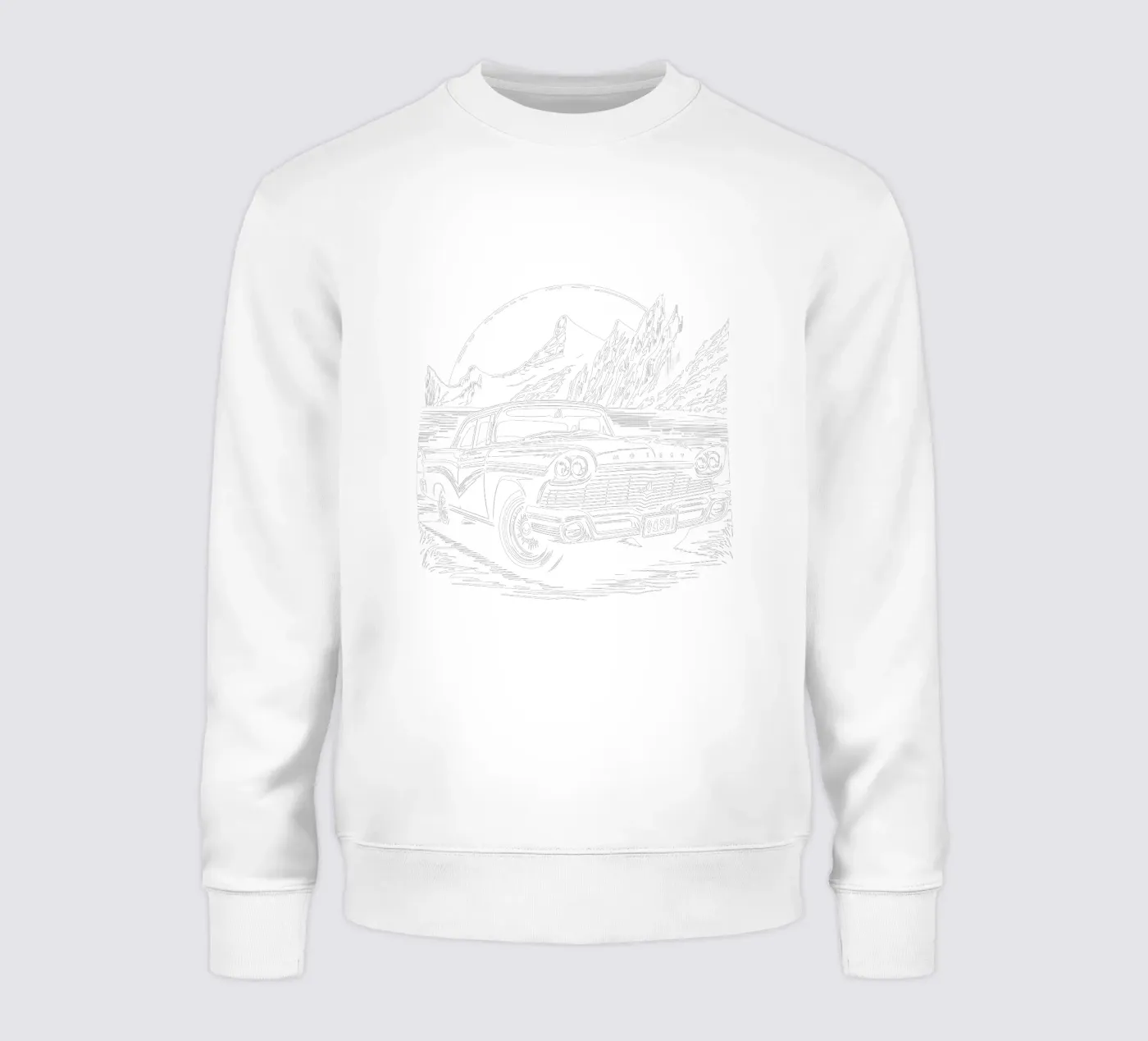 Vintage Classic Car felpa da Mohs