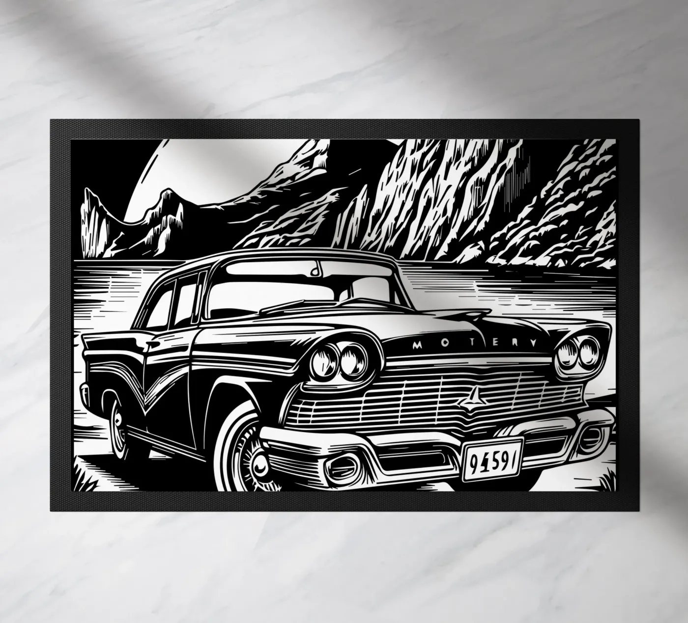 Oldtimer Oldtimer Fußmatte von Mohs