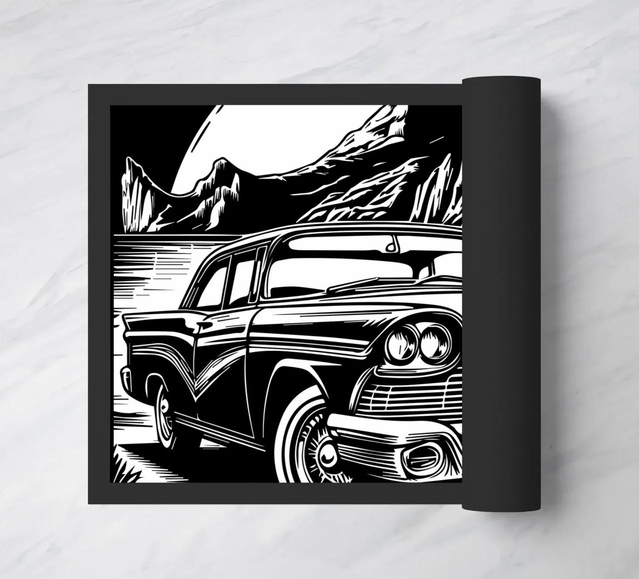 Oldtimer Oldtimer Fußmatte von Mohs