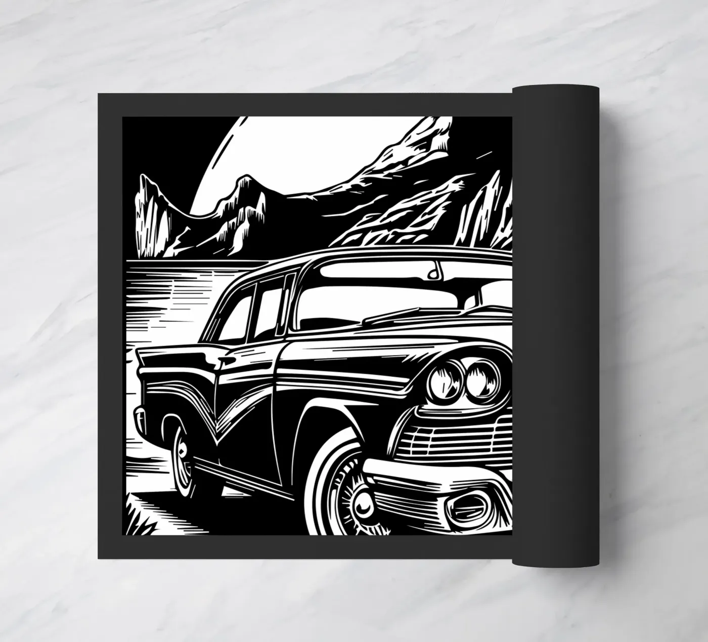 Oldtimer Oldtimer Fußmatte von Mohs