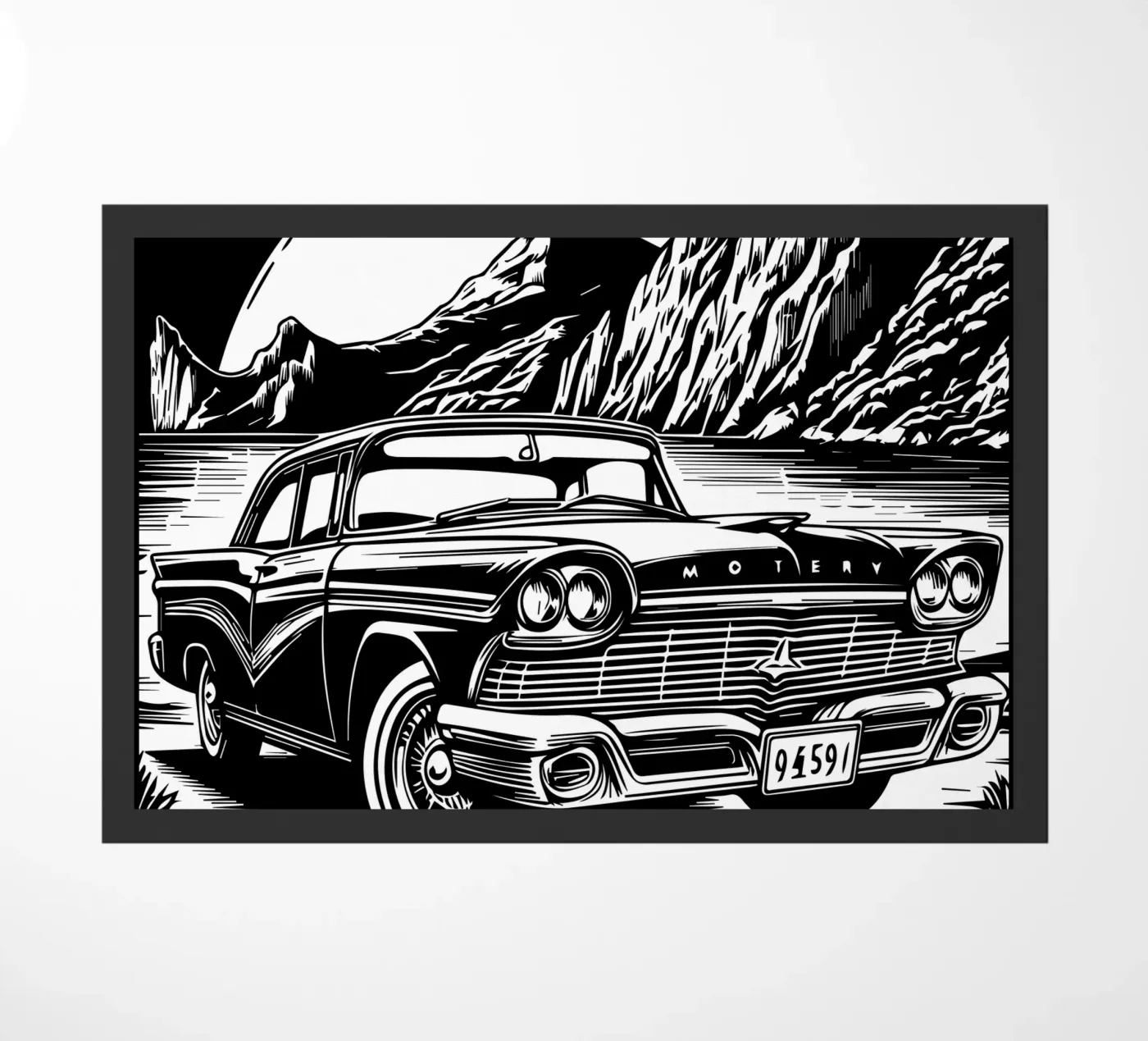 Oldtimer Oldtimer Fußmatte von Mohs