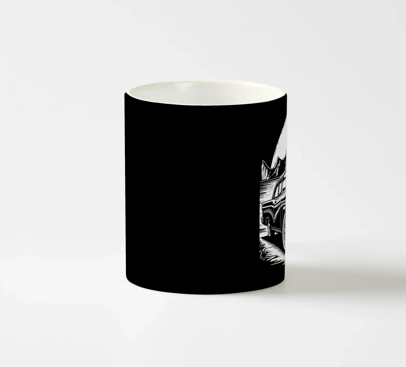 Oldtimer Oldtimer Keramik Tasse von Mohs