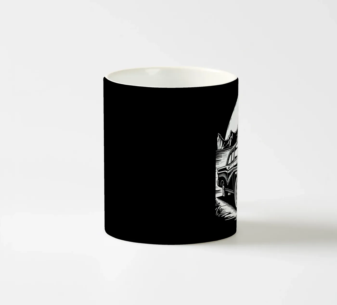 Oldtimer Oldtimer Keramik Tasse von Mohs