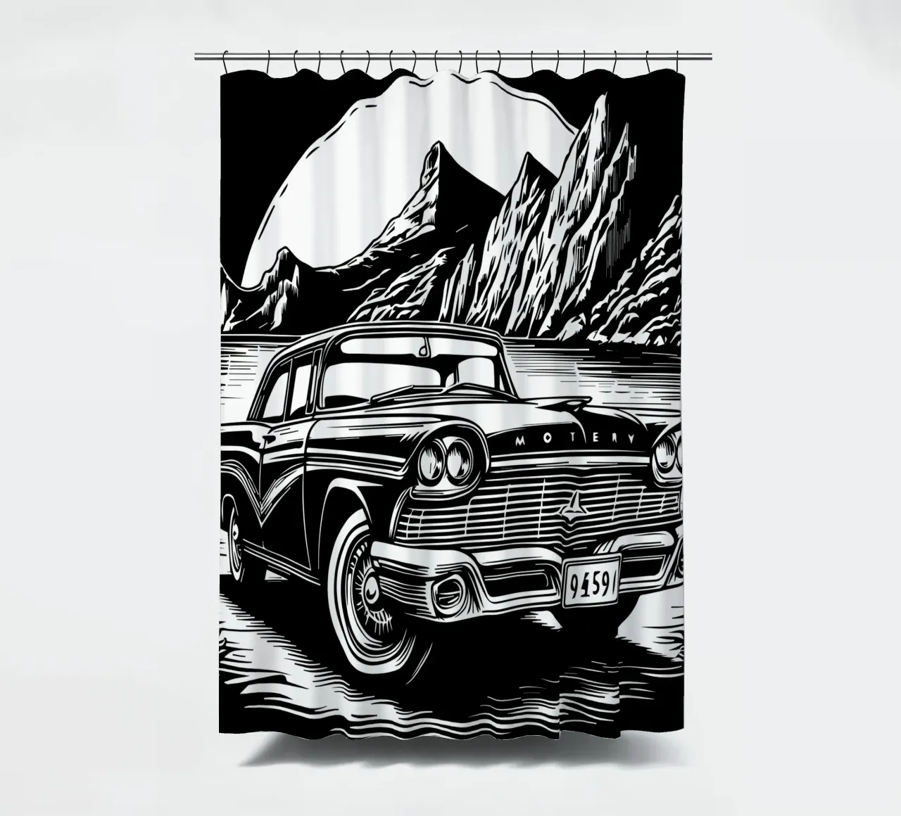 Oldtimer Oldtimer Duschvorhang von Mohs