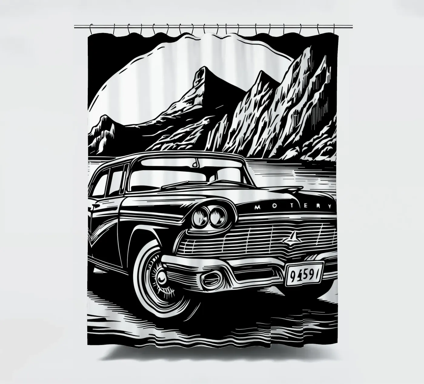 Oldtimer Oldtimer Duschvorhang von Mohs
