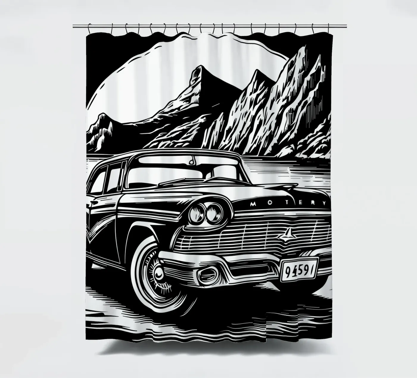 Oldtimer Oldtimer Duschvorhang von Mohs