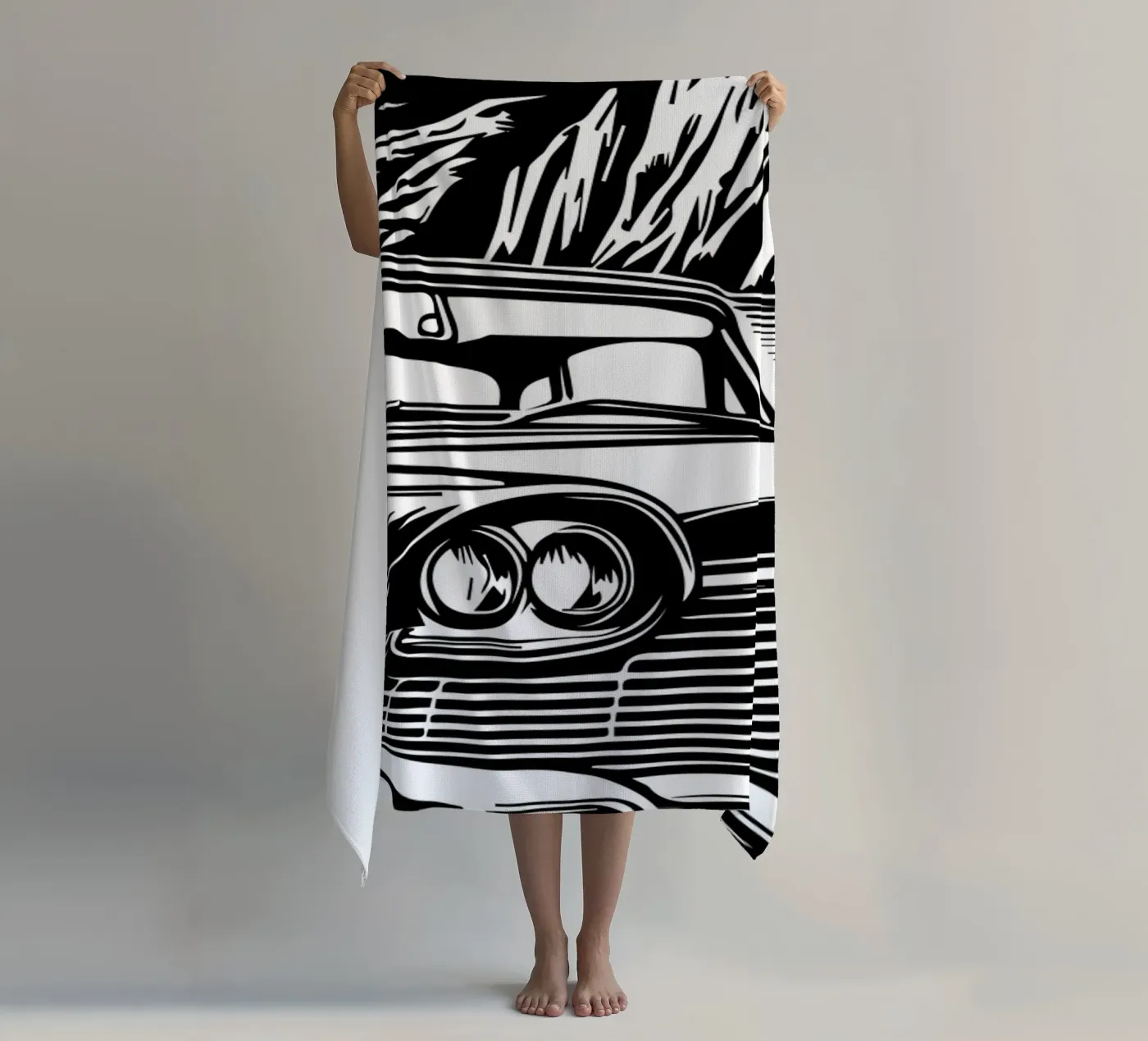 Oldtimer Oldtimer Strandtuch von Mohs