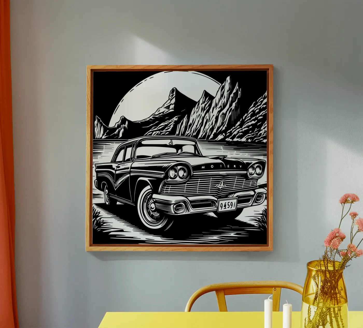 Vintage Classic Car Acryl-Glas von Mohs