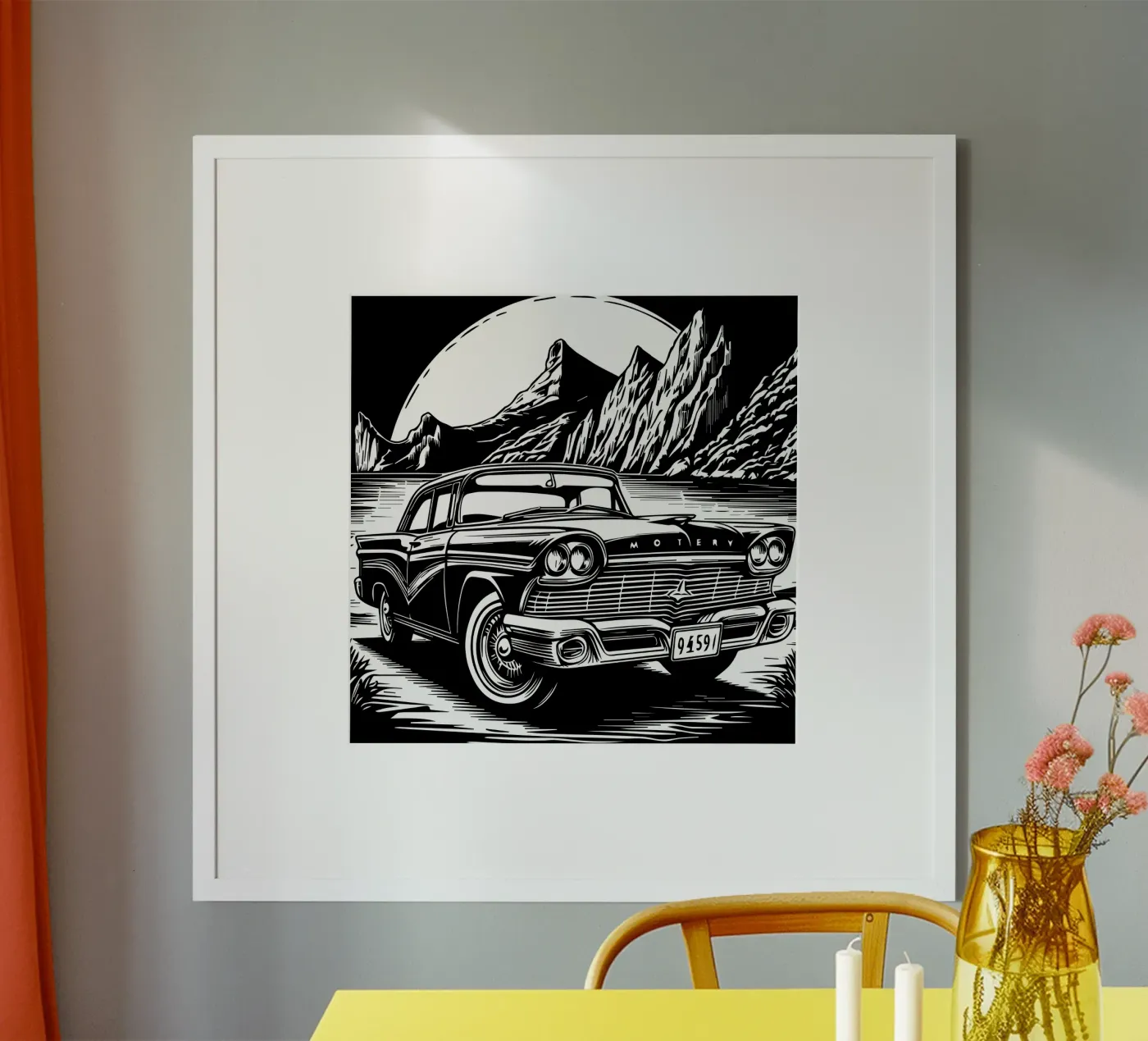 Vintage Classic Car Poster von Mohs