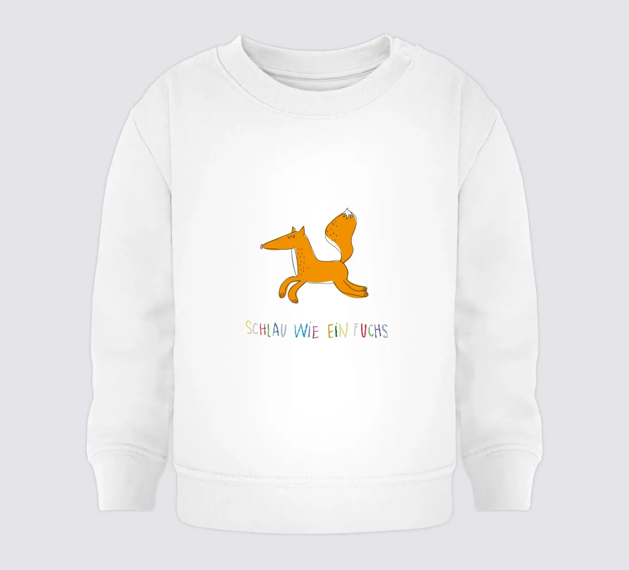 Schlau wie ein Fuchs felpa neonato da Brushmeetspaper