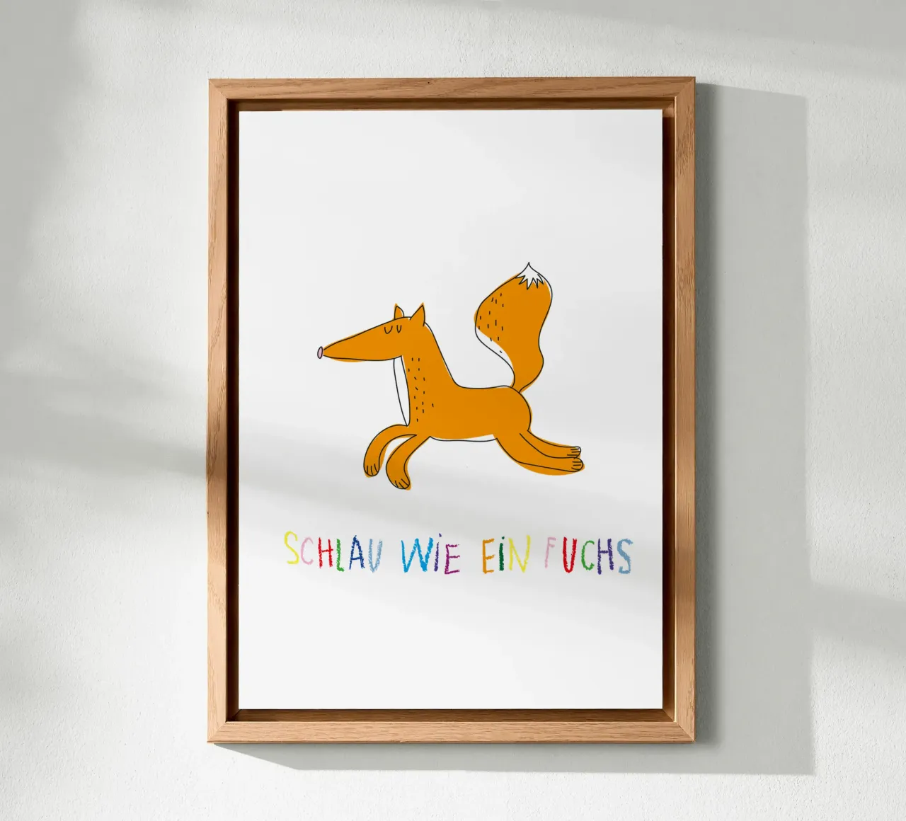 Schlau wie ein Fuchs alluminio dibond da Brushmeetspaper