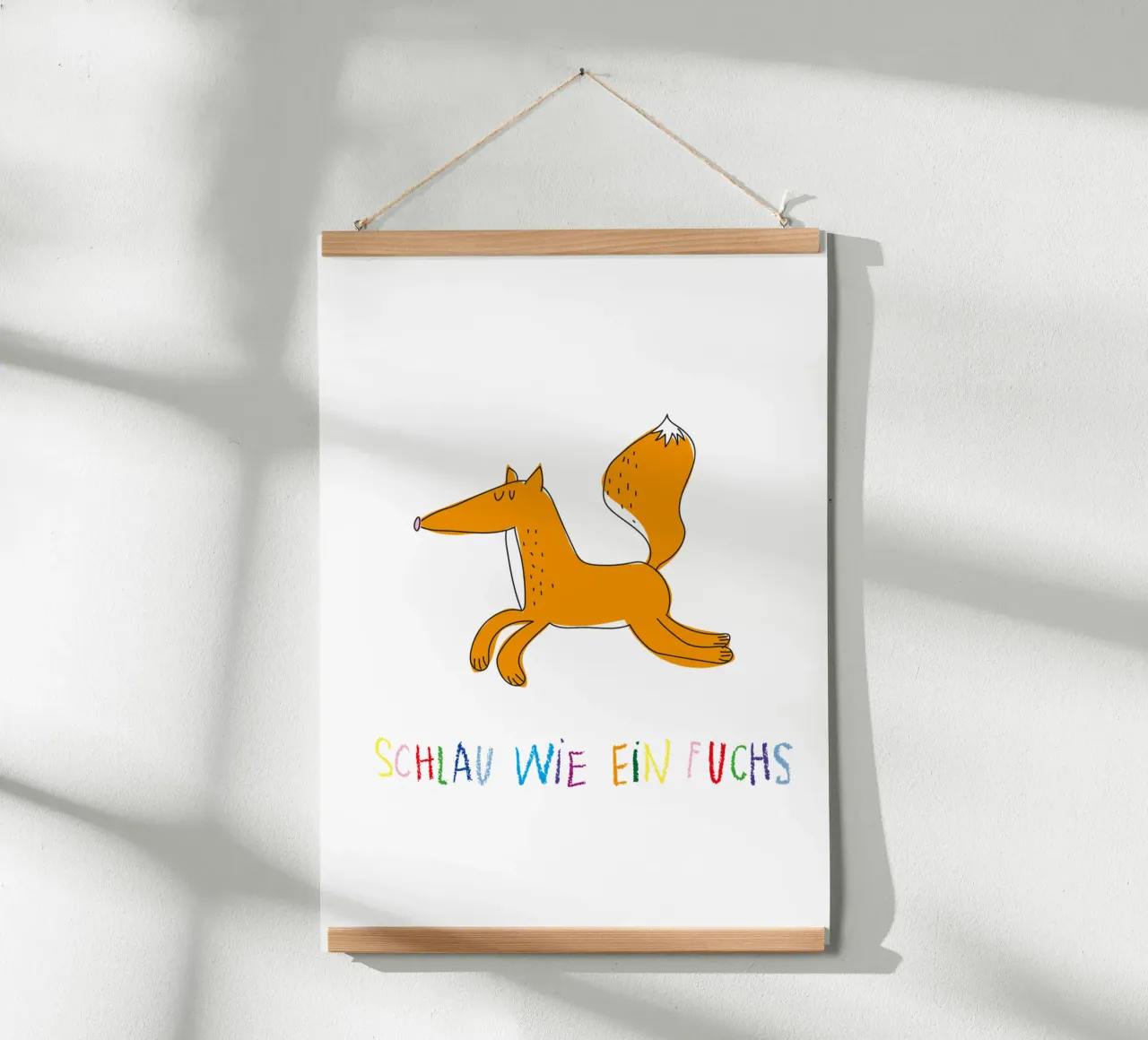 Schlau wie ein Fuchs carta hahnemühle da Brushmeetspaper