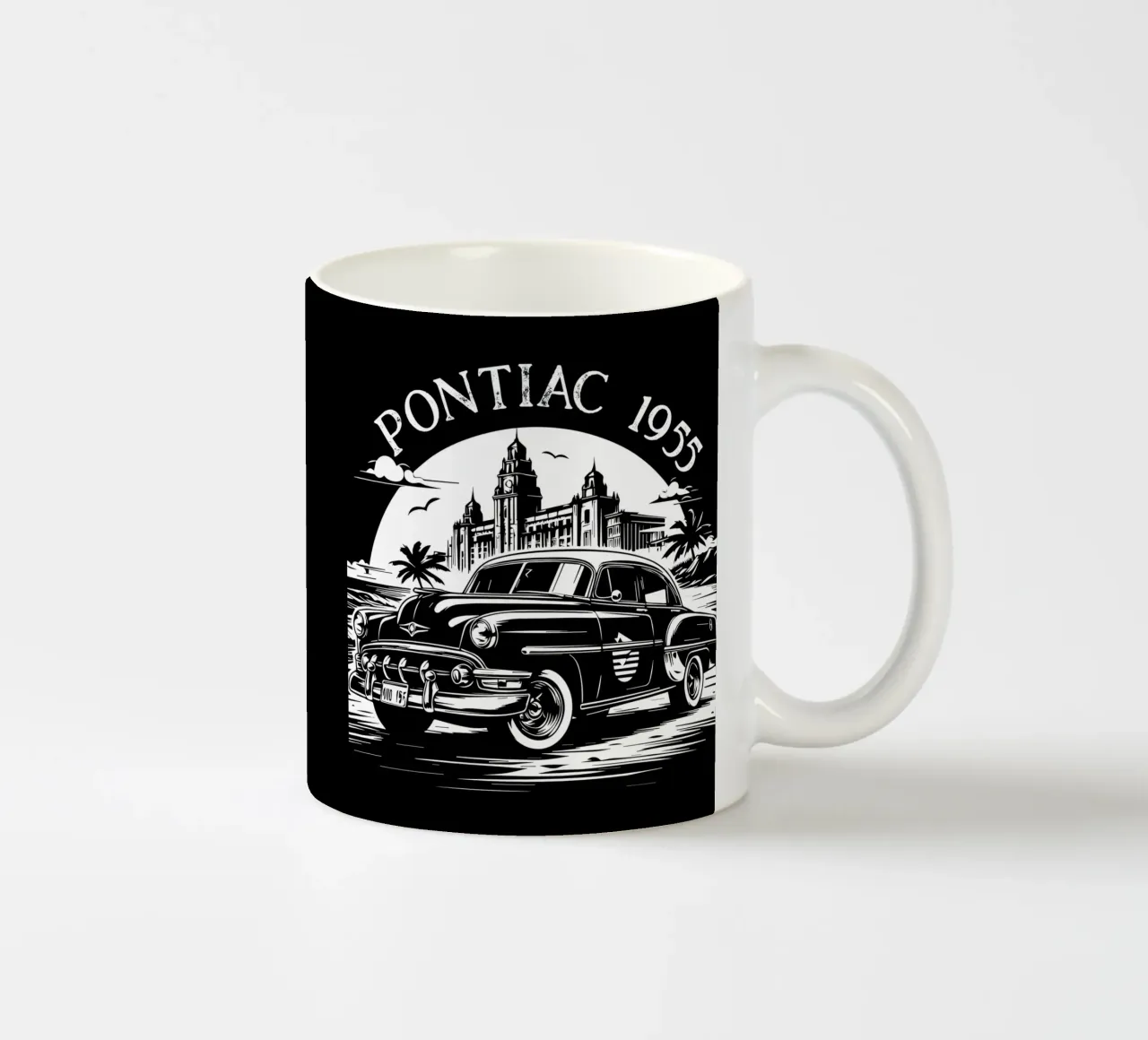 Pontiac 1955 Keramik Tasse von Mohs
