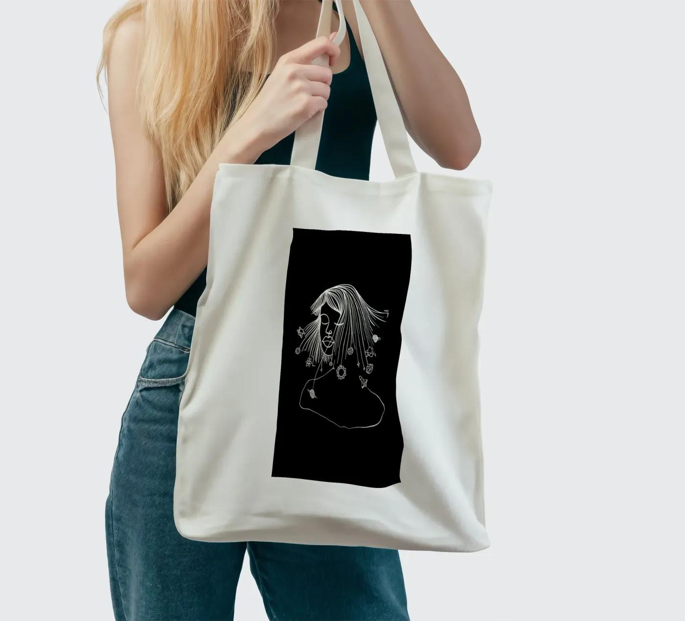 Headspace tote bag by Ninhol