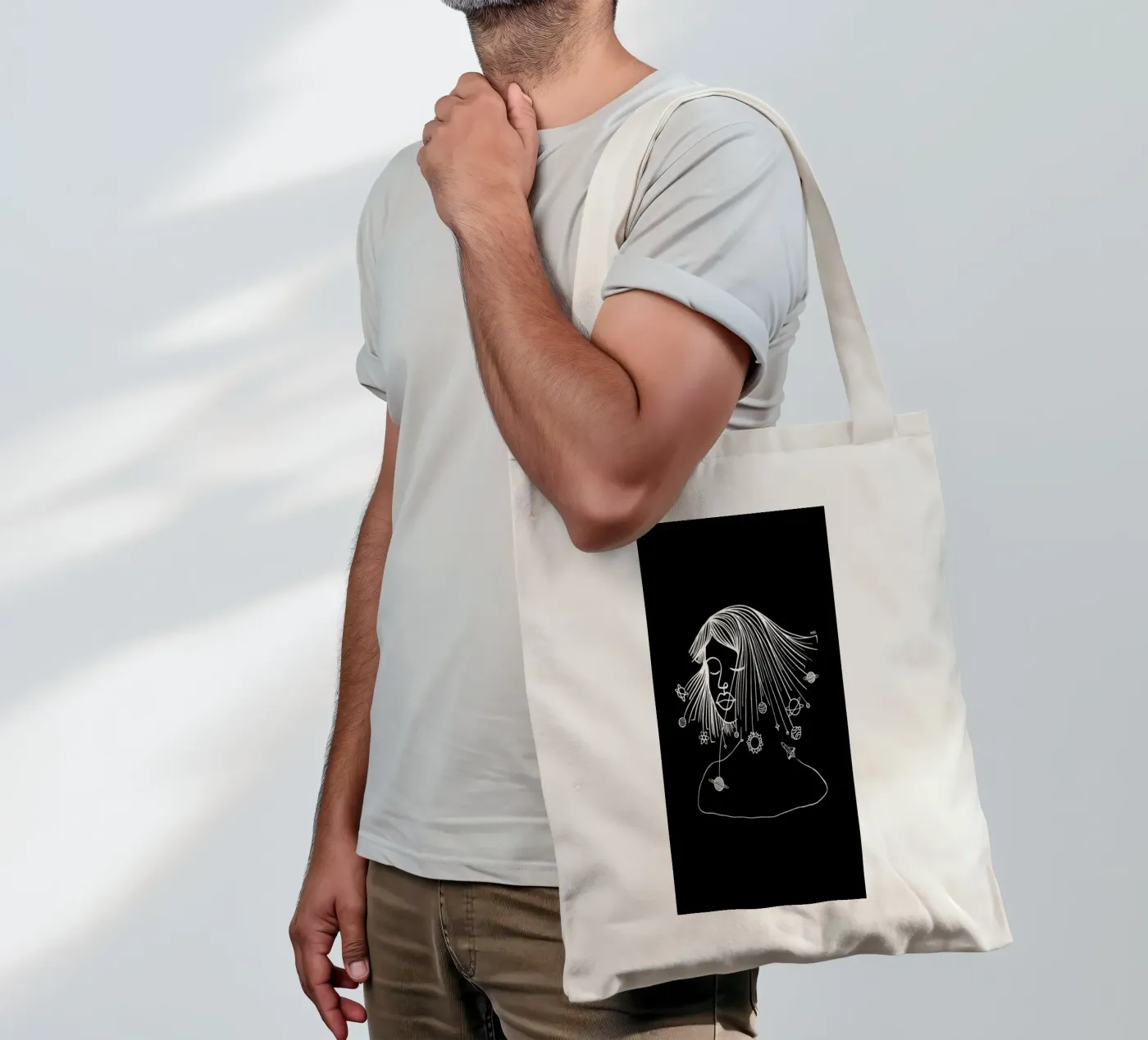 Headspace tote bag by Ninhol