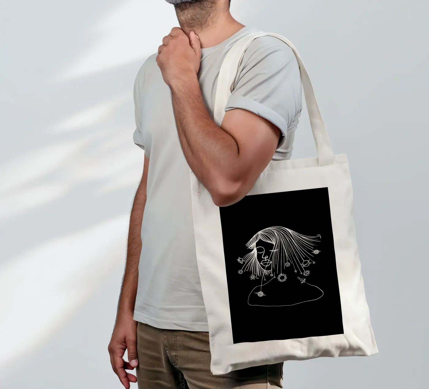 Headspace tote bag by Ninhol